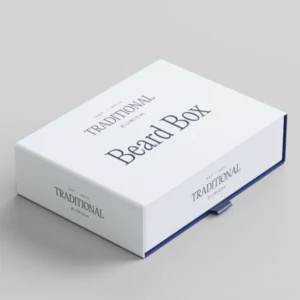 Traditional Zurich Beard Box packaging – a complete men’s grooming set for a polished and well-groomed beard.
