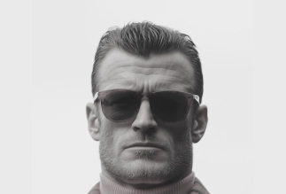 Confident man wearing sunglasses and styled hair, representing modern masculinity and refined grooming at Eddine Belaid Barber.